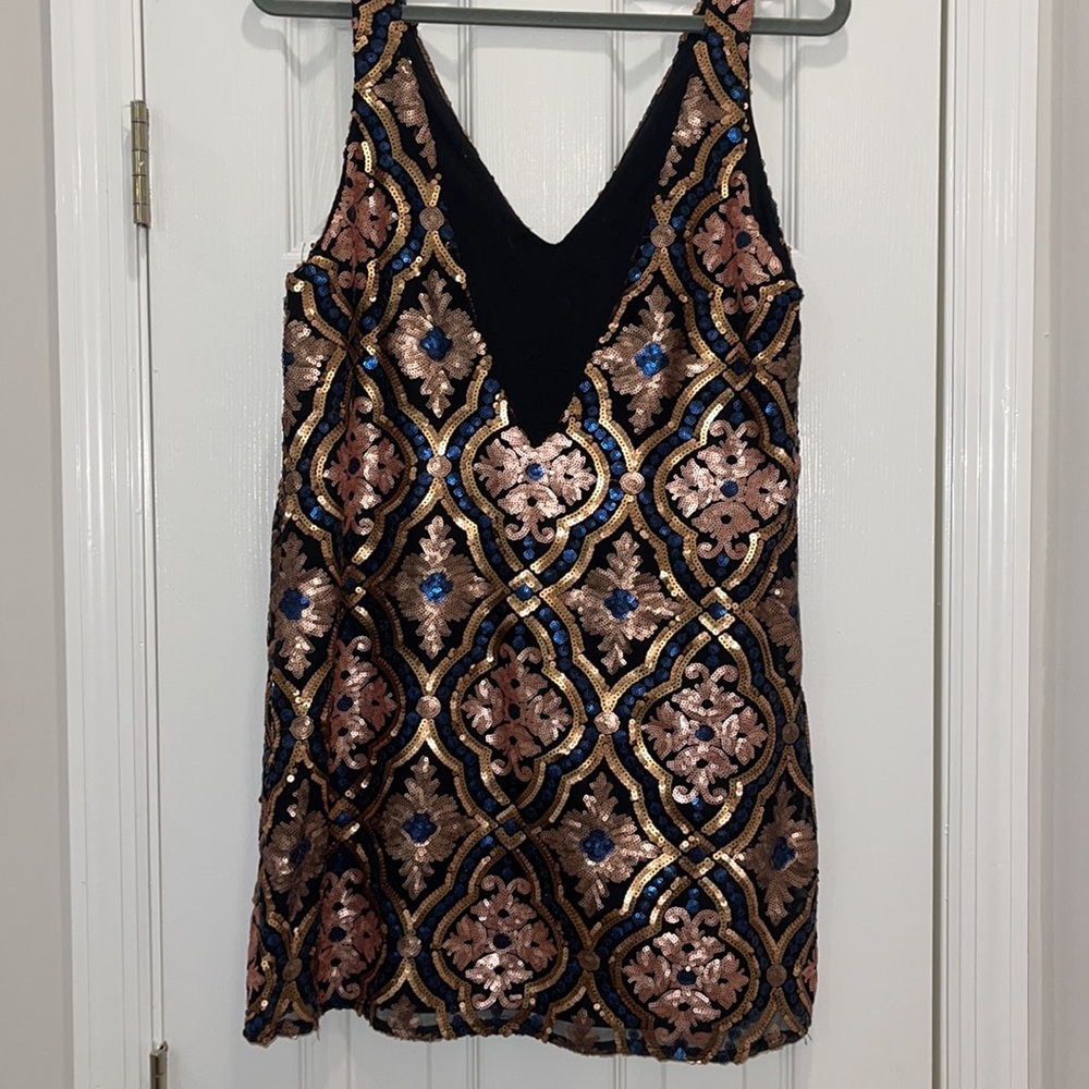 Show Me Your MuMu Shift Sequin Dress - Picture 2 of 4
